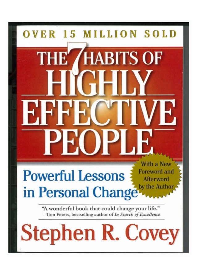 Personal Development books - Stephen R. Covey
