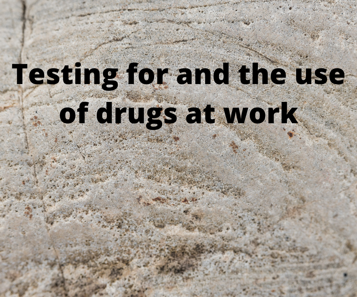 use of drugs at work